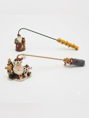 Vintage Santa Candle Snuffers, Set of 2 — Boston Warehouse Style